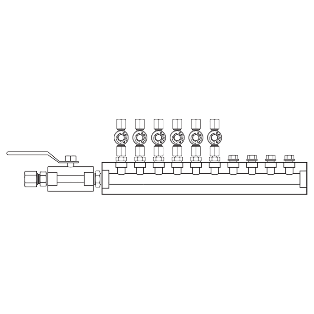 M2065020 Manifolds Stainless Steel Single Sided