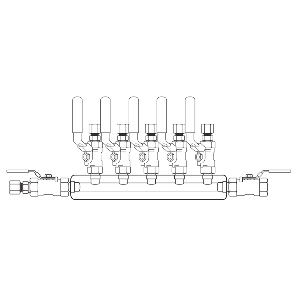 M3054152 Manifolds Stainless Steel Single Sided