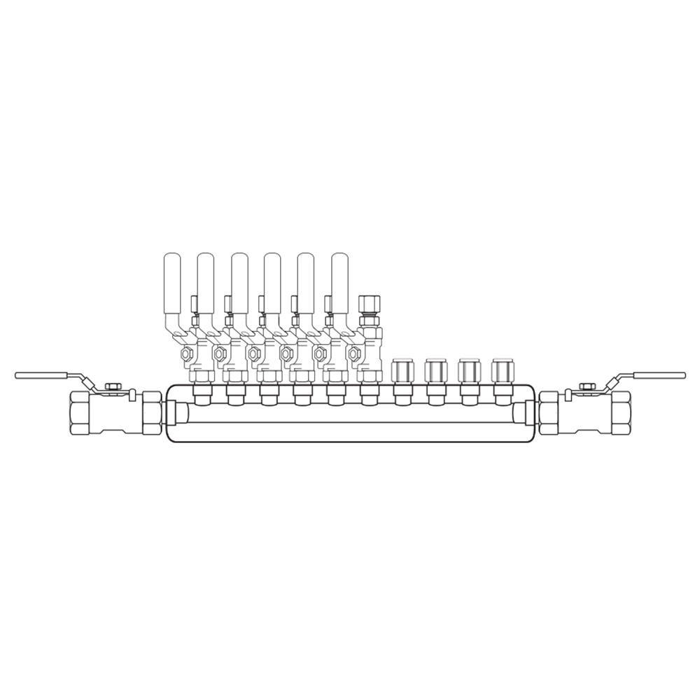 M3064112 Manifolds Stainless Steel Single Sided