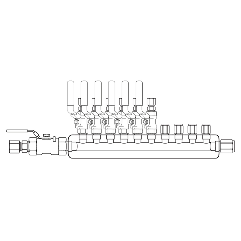 M3064141 Manifolds Stainless Steel Single Sided