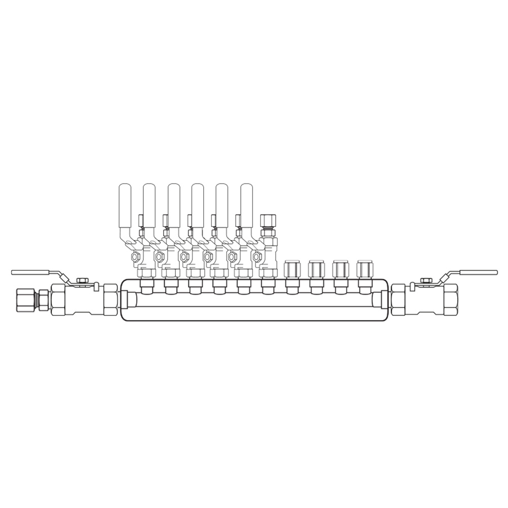 M3064142 Manifolds Stainless Steel Single Sided