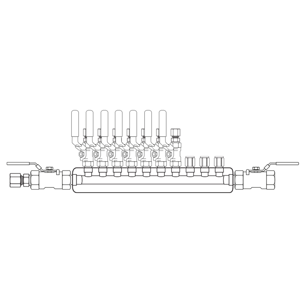 M3074322 Manifolds Stainless Steel Single Sided