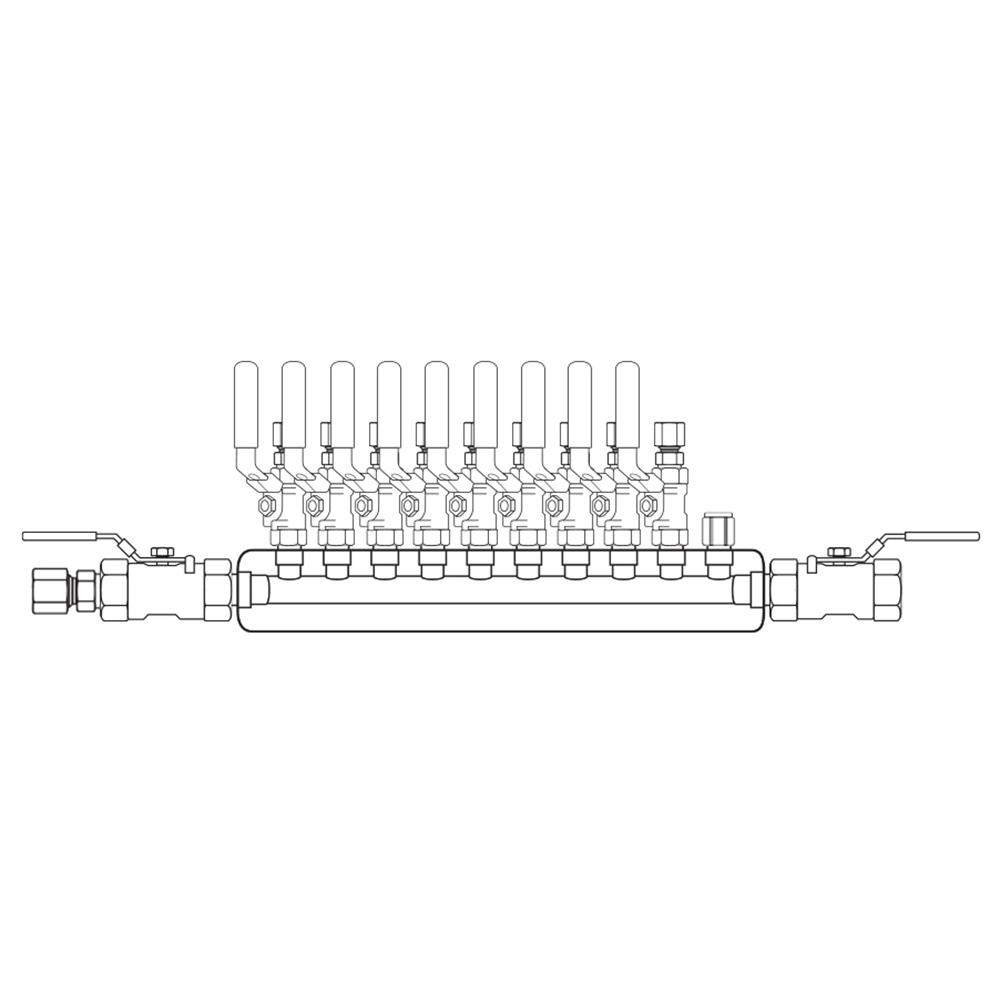 M3094122 Manifolds Stainless Steel Single Sided