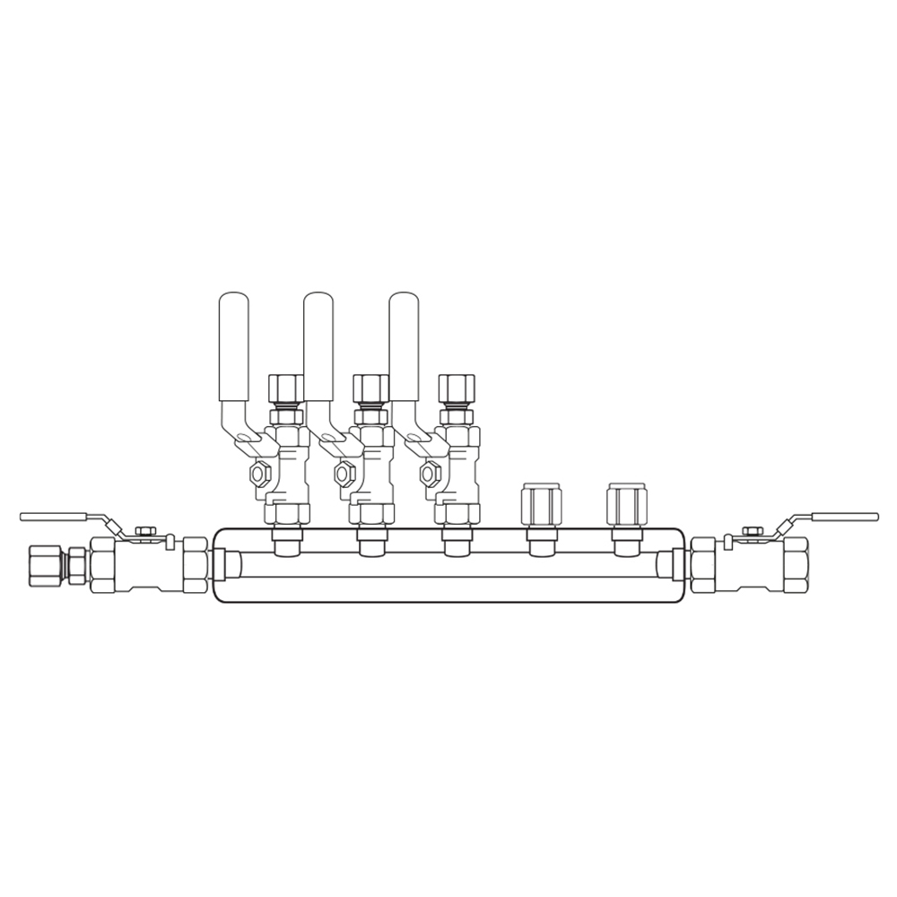M4034142 Manifolds Stainless Steel Single Sided