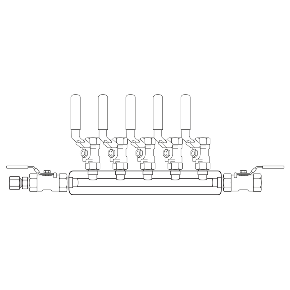 M4054032 Manifolds Stainless Steel Single Sided