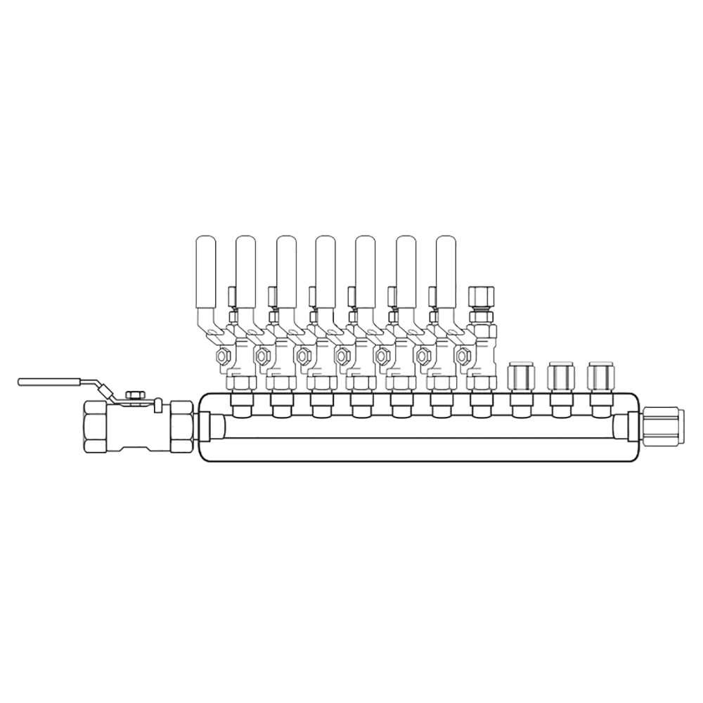 M4074211 Manifolds Stainless Steel Single Sided