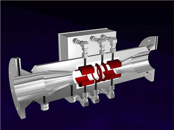 Venturi verschildruk flowmeter voor multiphase wellhead flowmeting.