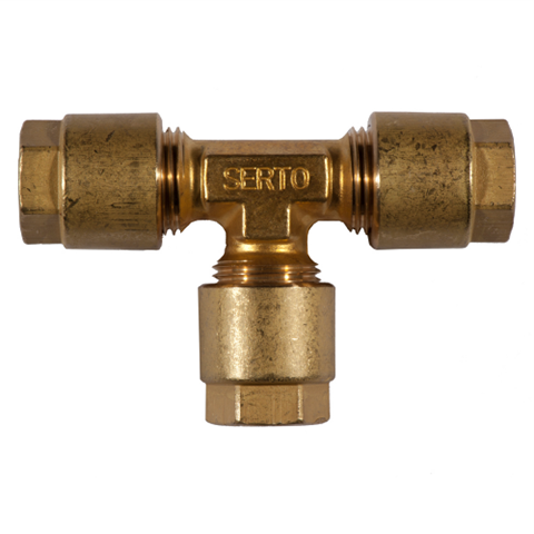 3-way side outlet elbow - Tee union - Serto Compression fittings