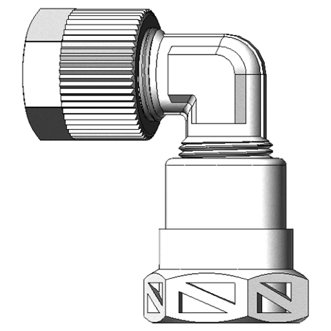 18028040 Female adaptor elbow union (G) Serto Elbow adaptor fittings/unions