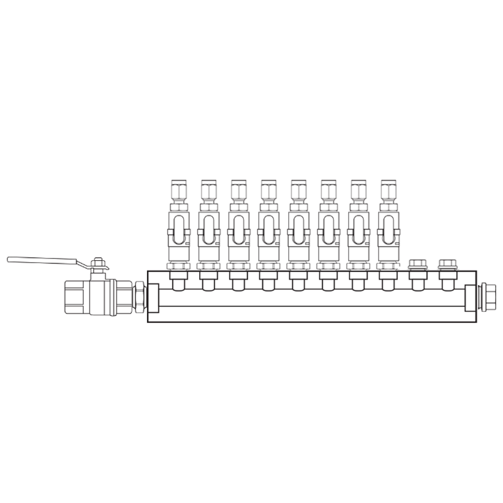 M1081311 Manifolds Brass