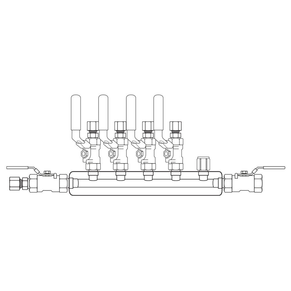 M3044322 Manifolds Stainless Steel Single Sided