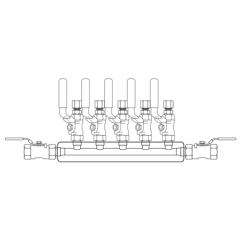 M3054112 Manifolds Stainless Steel Single Sided